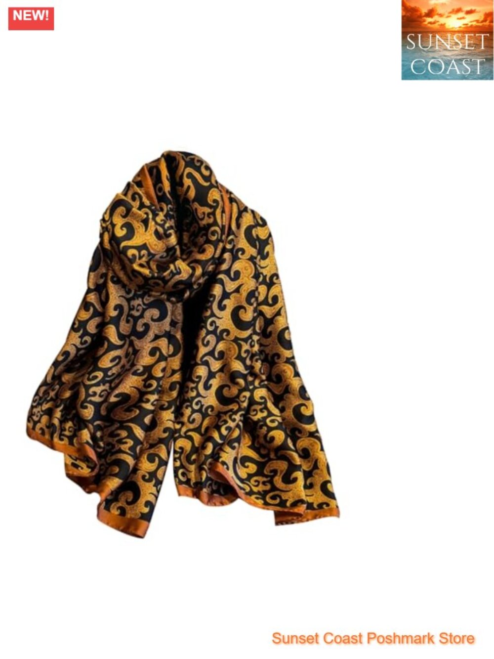 100% Mulberry Silk Scarf Long Satin Fashion Lightweight Wrap